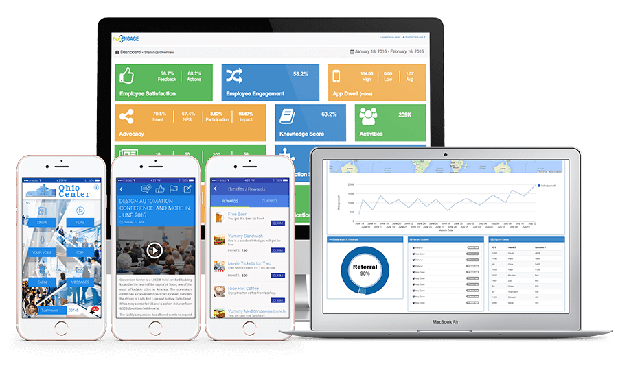 convention-center-employee-engagement-communication-software-platform