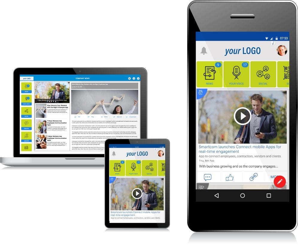 mobile SaaS platform employee engagement