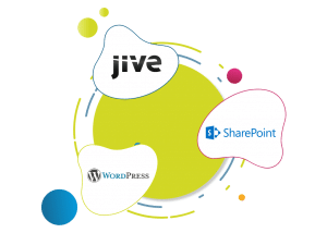 HubEngage employee engagement and communication integrate with any platform that publishes content
