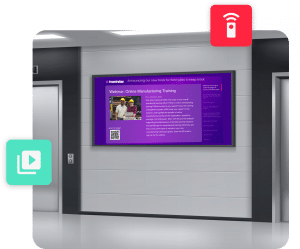 Digital displays for intranet communications