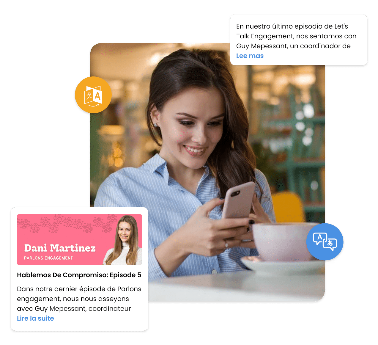 HubEngage multi-language feature