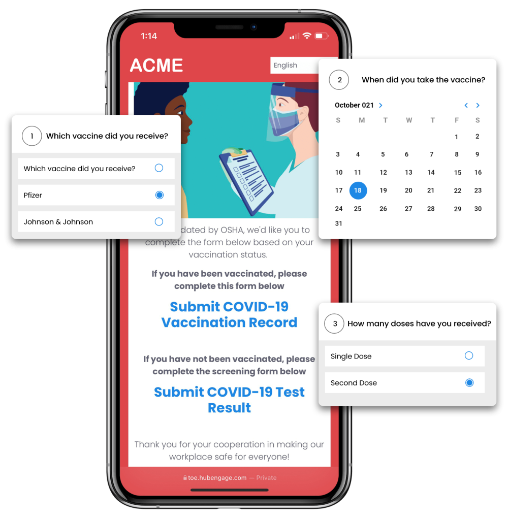 Free Vaccination Tracking App HubEngage