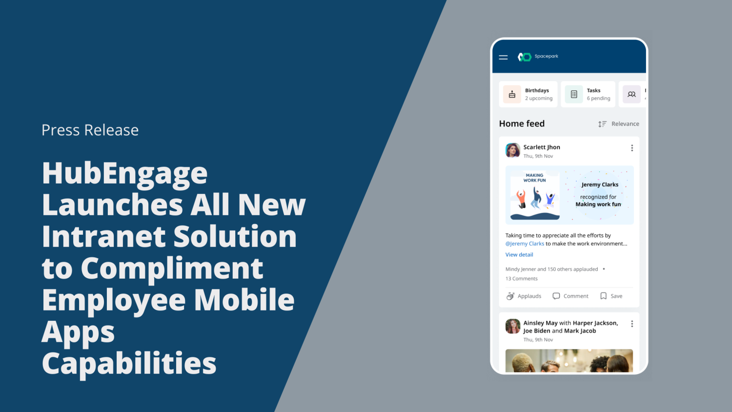 Engage Intranet HubEngage Launches All New Intranet Solution