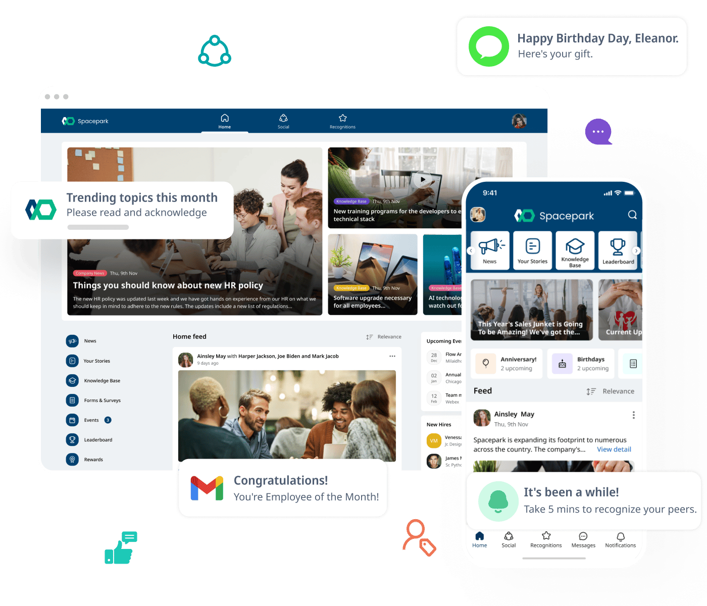Enterprise Social Network Platform Improve collaboration and create a fun culture with the HubEngage Enterprise Social Network Platform. Enable employees to share updates and collaborate with enterprise social networks.