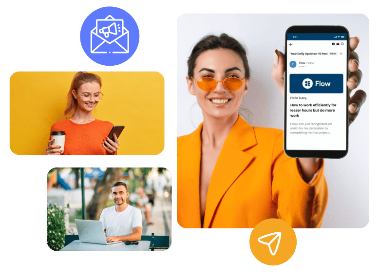 HubEngage Internal Communications Email Platform/ Internal newsletter software auto formats emails for all devices and clients like outlook, gmail and more