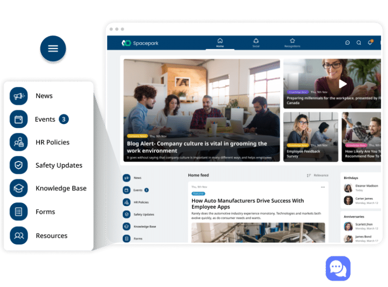 Engage Intranet Engaging Employee Intranet Platform for Modern Workforce - HubEngage