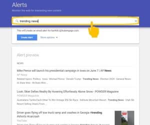 How to Setup Google Alerts