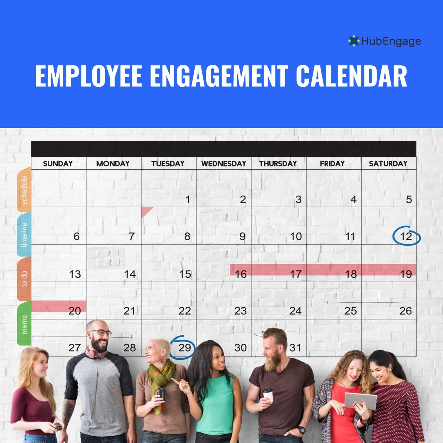 employee engagement calendar