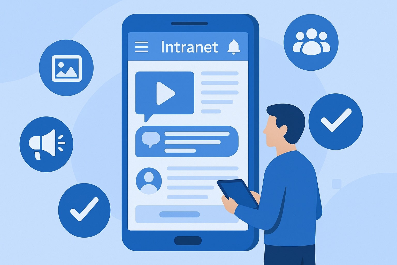 intranet apps, mobile intranet app, intranet mobile app