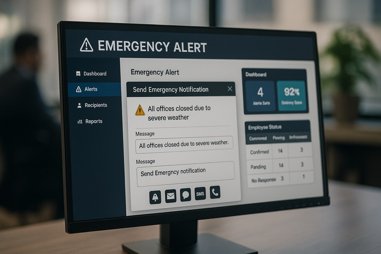 Crisis Communication Software, Employee Emergency Alert Tools
