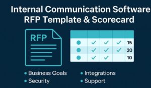 internal communication software RFP template, employee communication platform RFP