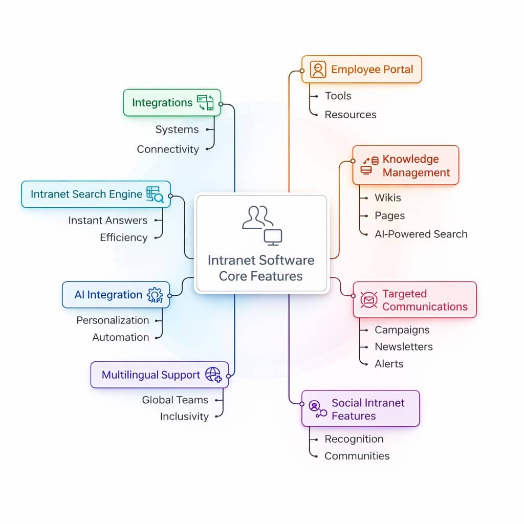 intranet software features to review before purchasing.