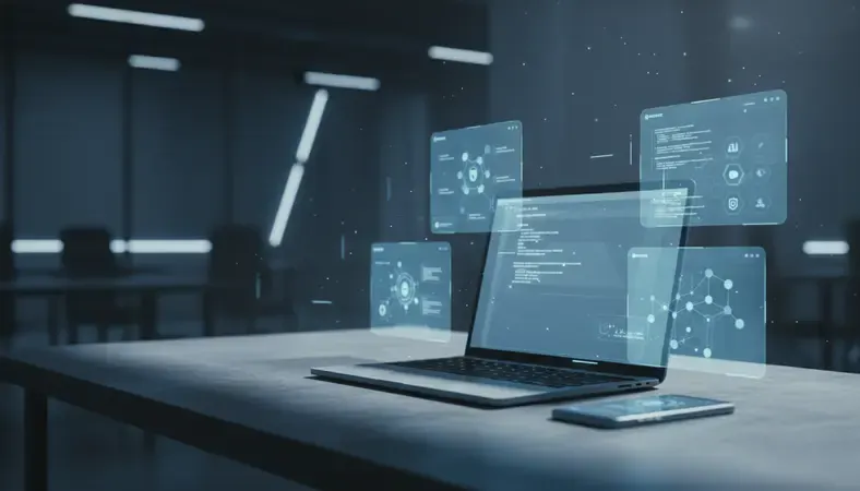 Dashboard showing security settings and compliance features in a team collaboration platform