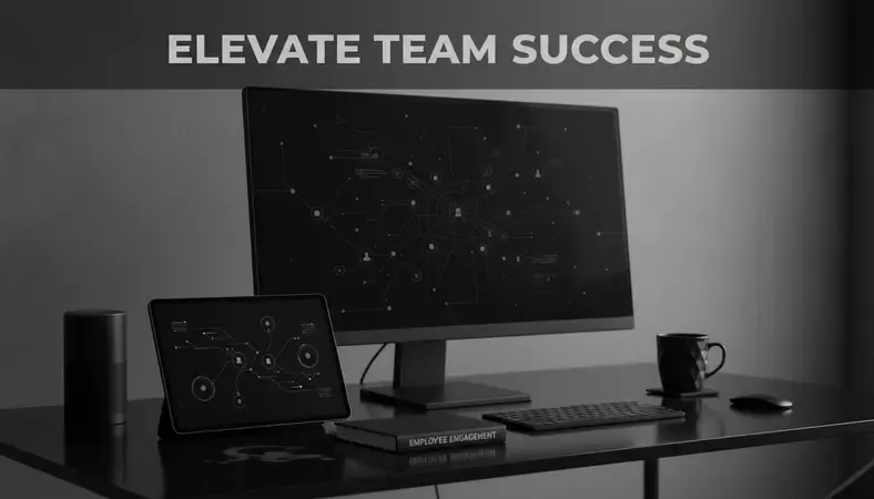 Dashboard showing remote employee performance metrics and team collaboration statistics