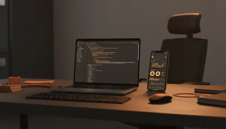 Side-by-side interface comparison showing simple task management app versus complex project management dashboard with Gantt charts and resource allocation
