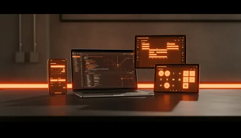 Side-by-side view of different software interfaces showing various scheduling layouts and feature sets