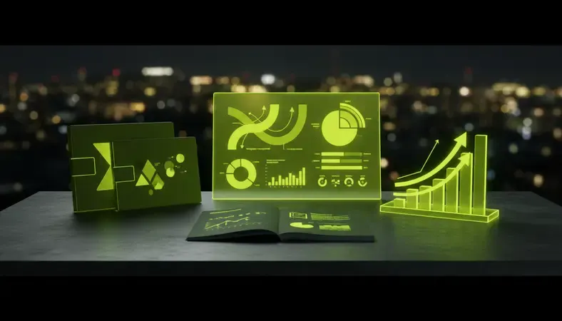 Business analytics dashboard showing employee engagement trends, satisfaction scores by department, and action plan progress tracking