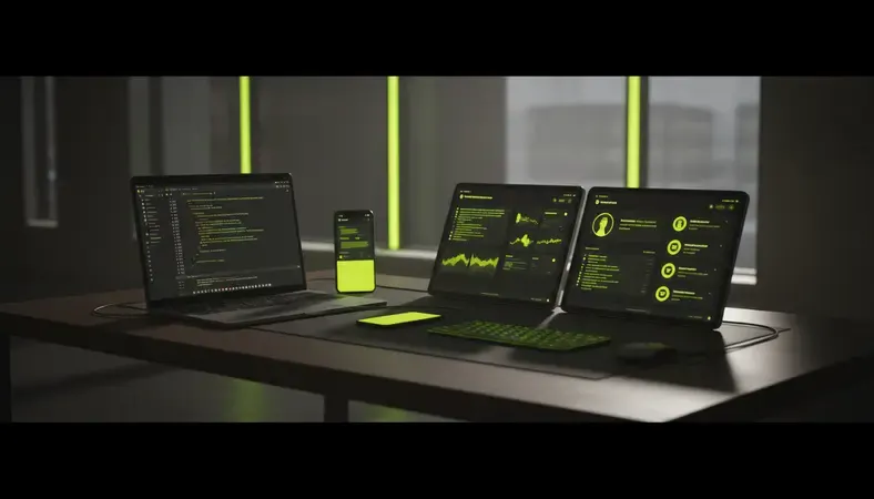 A side-by-side diagram comparing a traditional HR system dashboard (administrative, data-heavy) with a digital employee experience platform mobile interface (visual, employee-facing, engagement-focused)
