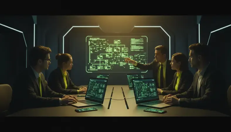 Team of HR managers and frontline supervisors in a training session for an employee engagement platform rollout