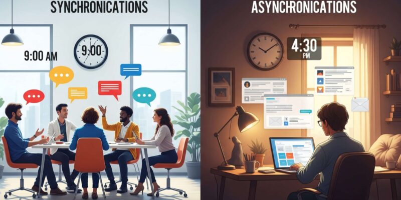 Synchronous vs Asynchronous Communication: Differences & Examples