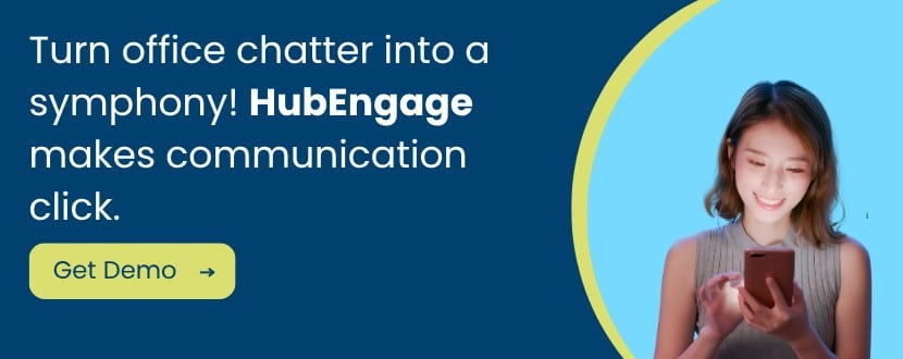 Two way communication platform enabling seamless workplace messaging and engagement on mobile devices