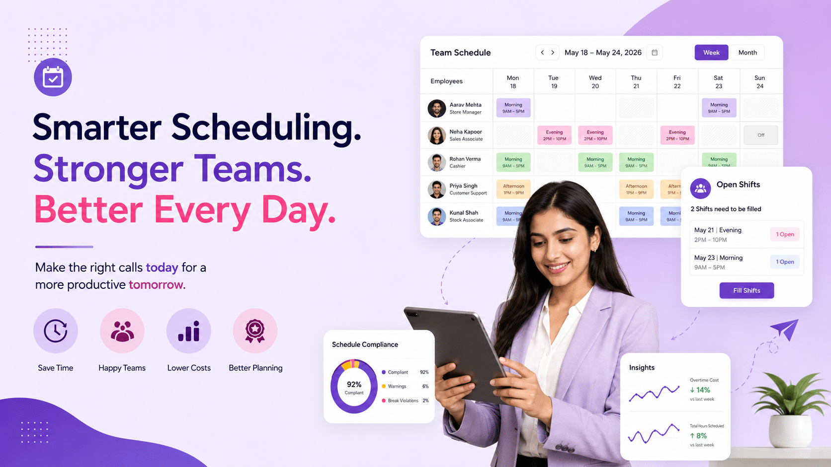 Smart Workforce Scheduling