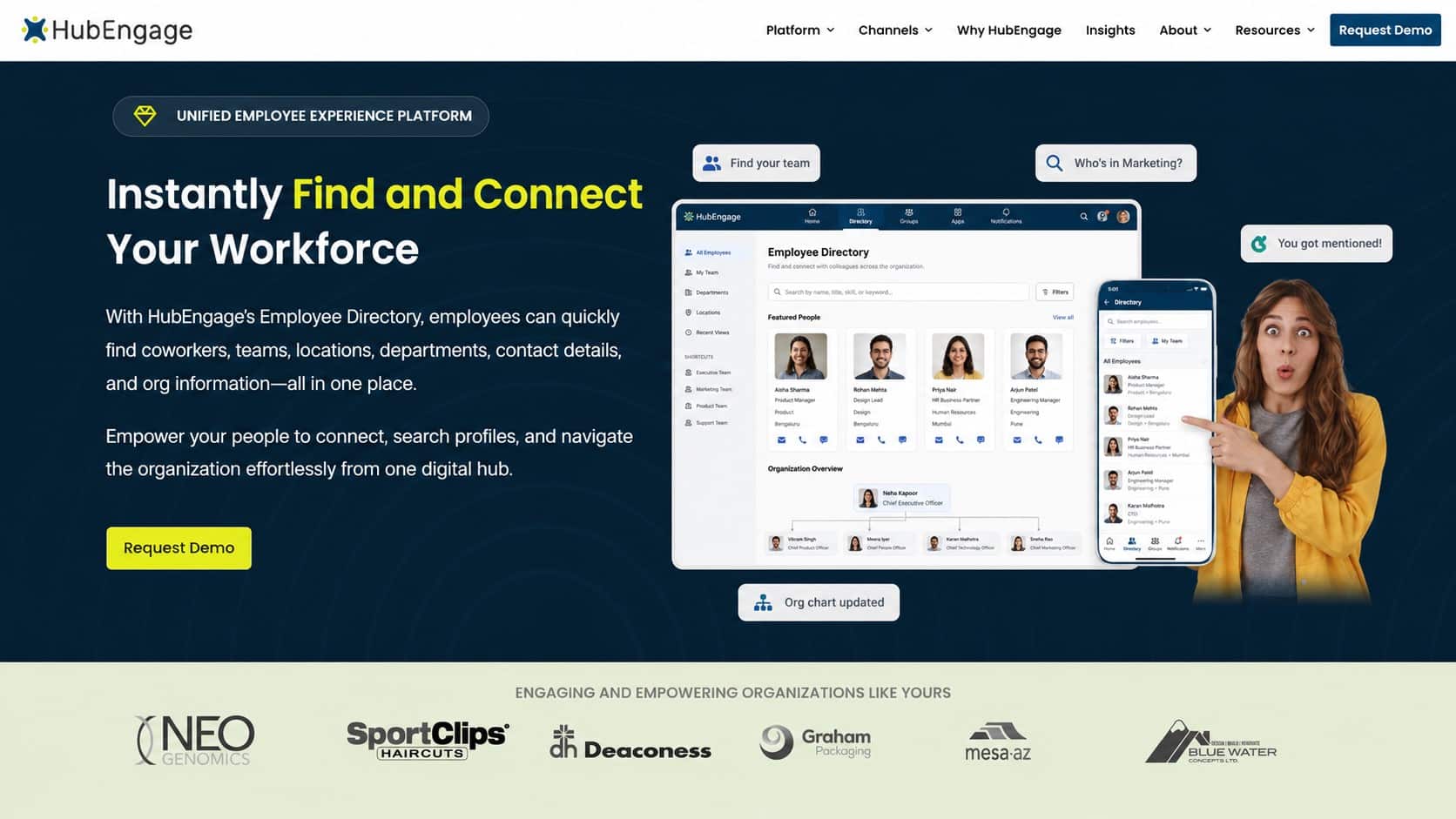 hubengage employee directory software review, hubengage employee directory software pricing, hubengage employee directory software alternative,