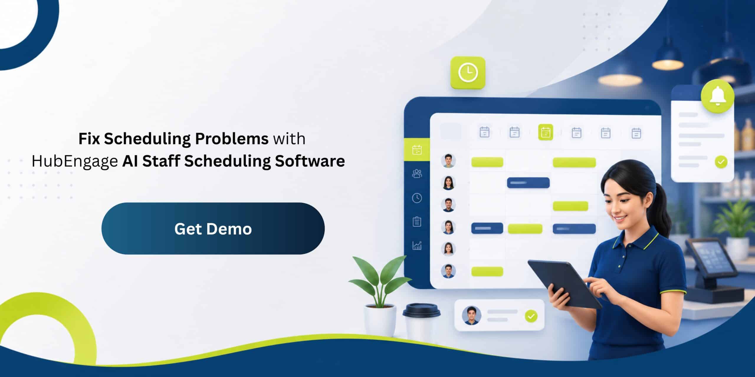 AI Staff Scheduling software simplifying team shifts and schedules.