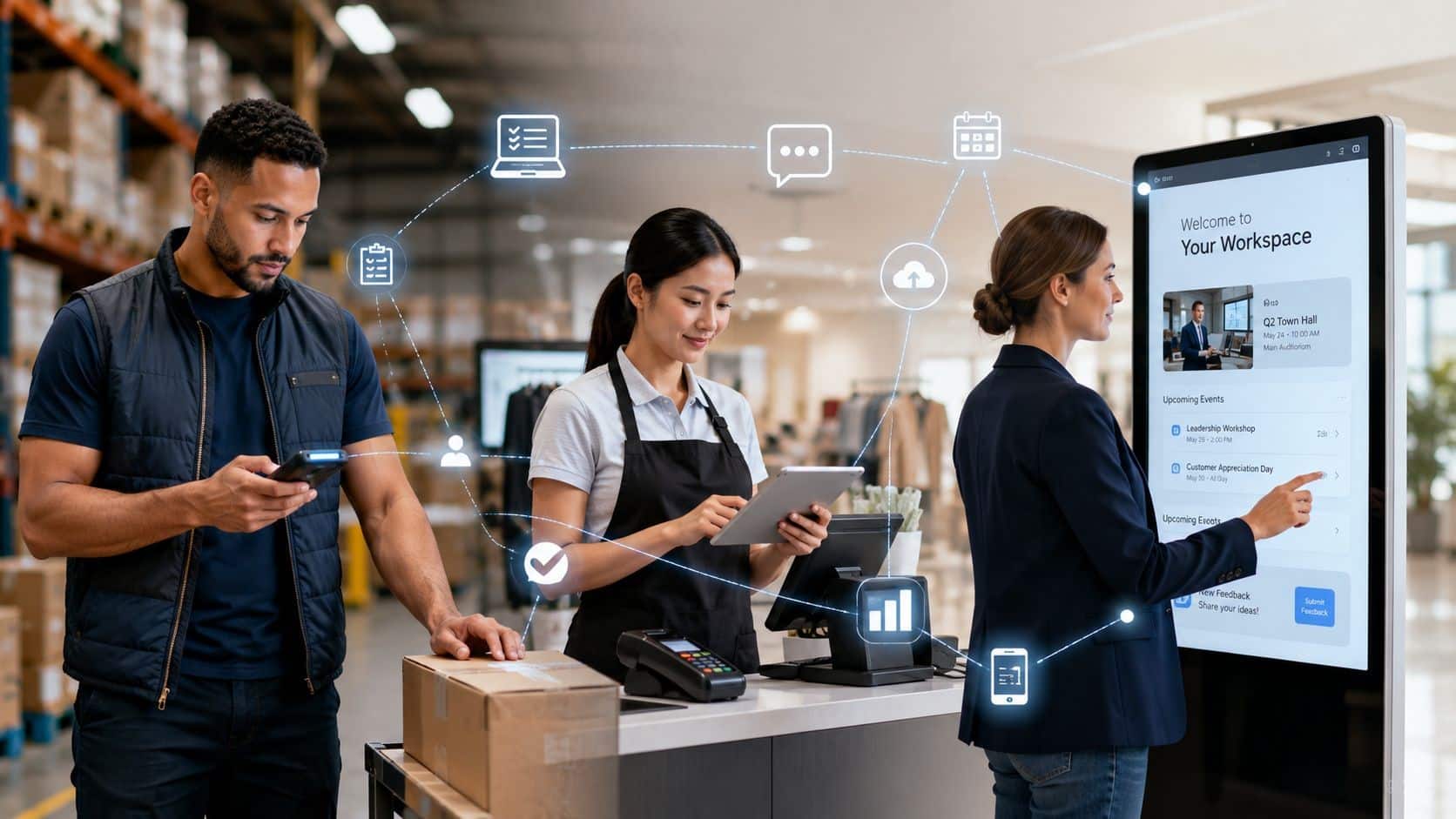 omnichannel communication strategy for different worforce.