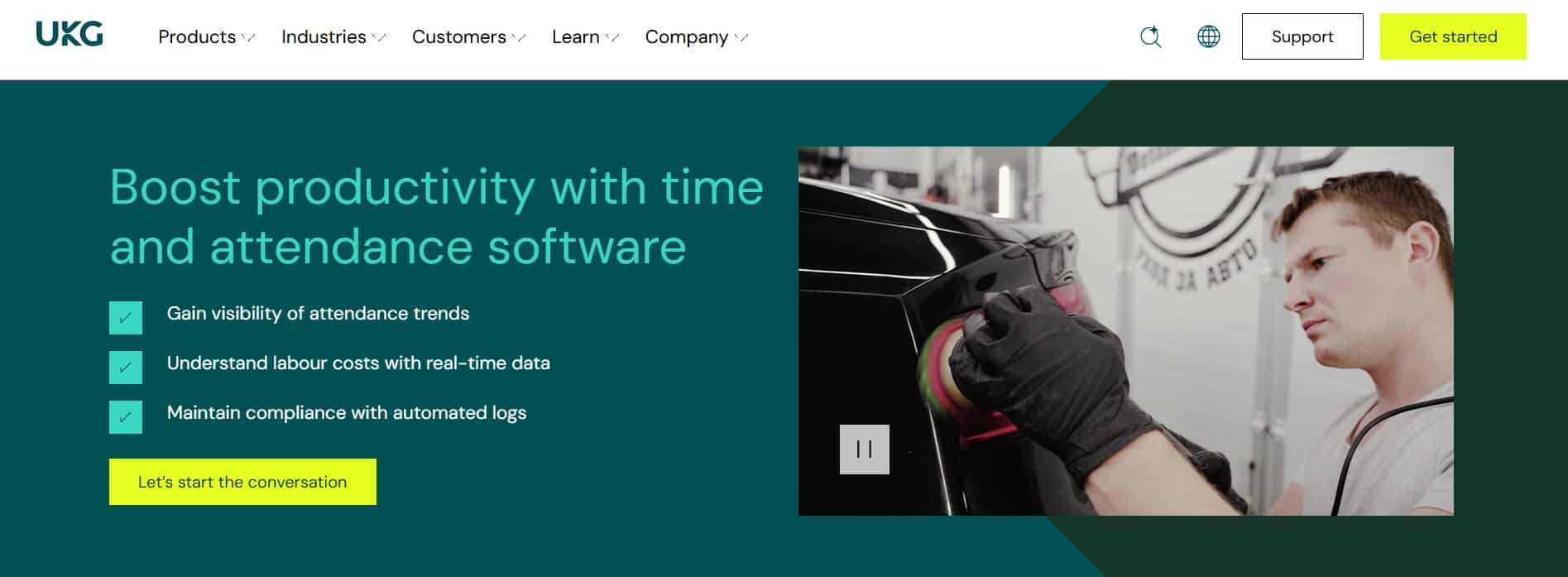 ukg time tracking software