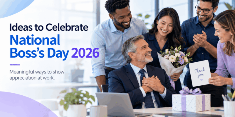 Ideas to celebrate National Boss's Day 2026